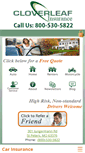 Mobile Screenshot of cloverleafins.com
